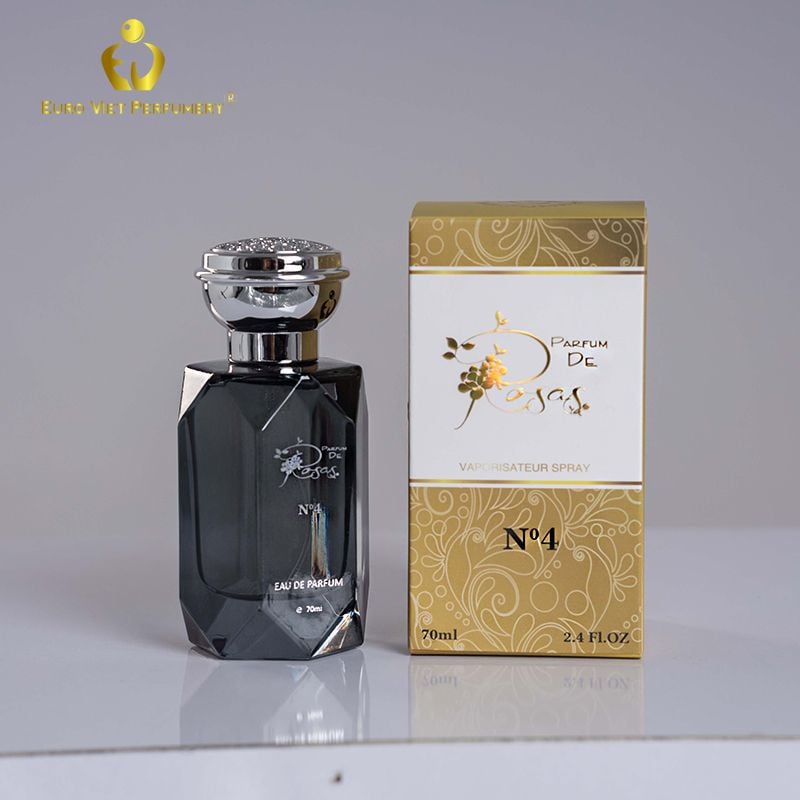 Nước Hoa Nữ EU Rosas N0.4 Ngọt Ngào, Quyến Rũ, Nổi Bật Lưu Hương 7- 12 Tiếng 70ml